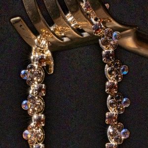 Sorrelli Gold Leaf Line Necklace (NAQ20BGGOL)